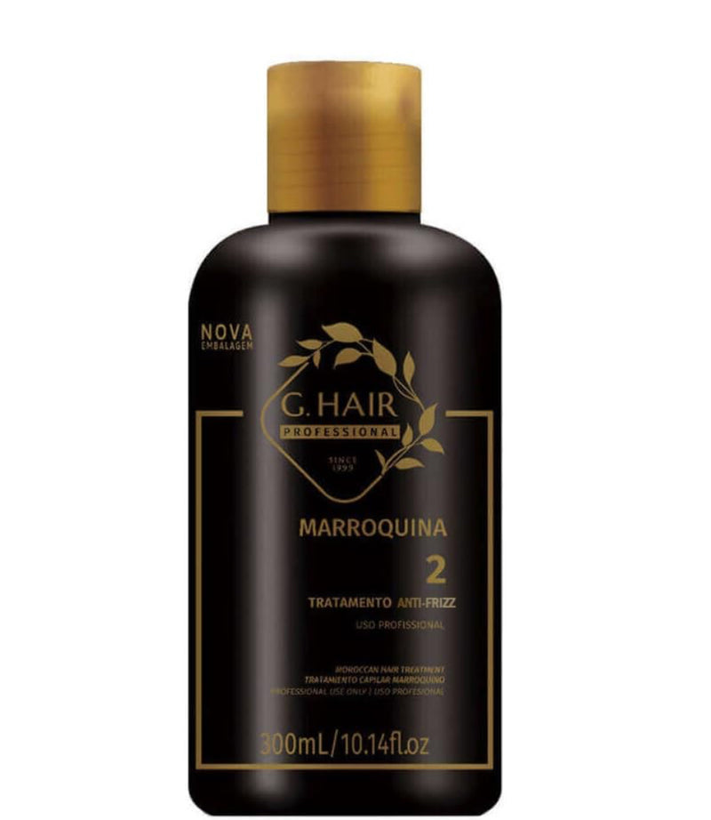 FORMULE DE CHEVEUX KERATIN G TRAITEMENT MAROCAIN ÉTAPE 2 FLACON UNIQUE (250ml) 8,4oz .