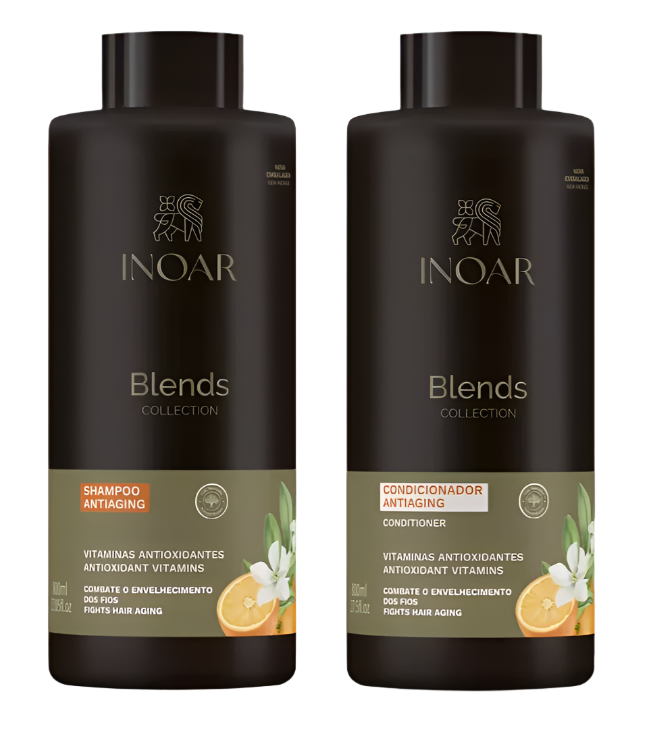 Inoar Blends Collection Vegan Shampoo And Conditioner 800ml